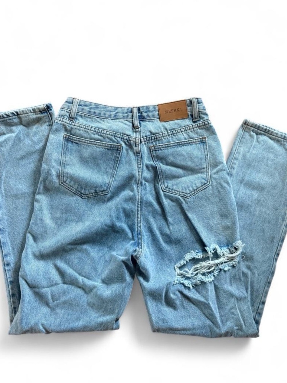 Meshki Blue Distressed Jean